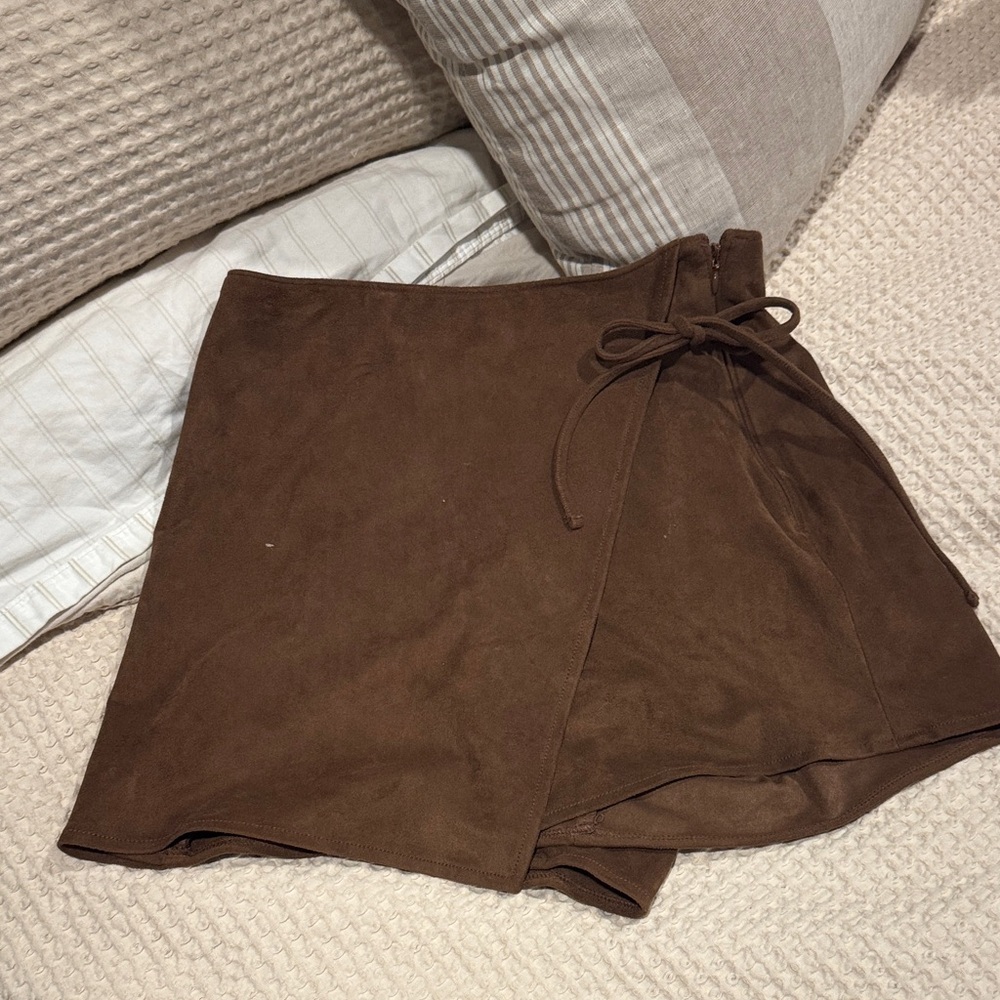 Abercrombie suede skort